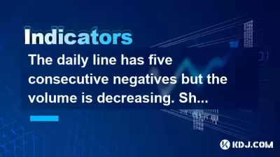 毎日のラインには5つの連続したネガがありますが、ボリュームは減少しています。損失を止めるか、ポジションを追加する必要がありますか？