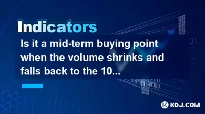 それは、ボリュームが縮小して10週間の移動平均に戻ることなく、中期的な購入ポイントですか？それを確認する方法は？