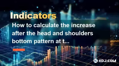 How to calculate the increase after the head and shoulders bottom pattern at the daily level is established?