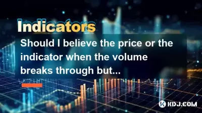 Sollte ich den Preis oder den Indikator glauben, wenn das Volumen durchbricht, aber der Indikator abweicht?