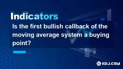 Is the first bullish callback of the moving average system a buying point?