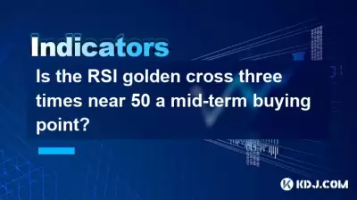 RSIゴールデンクロスは、50近くの中期購入ポイントに3回ですか？