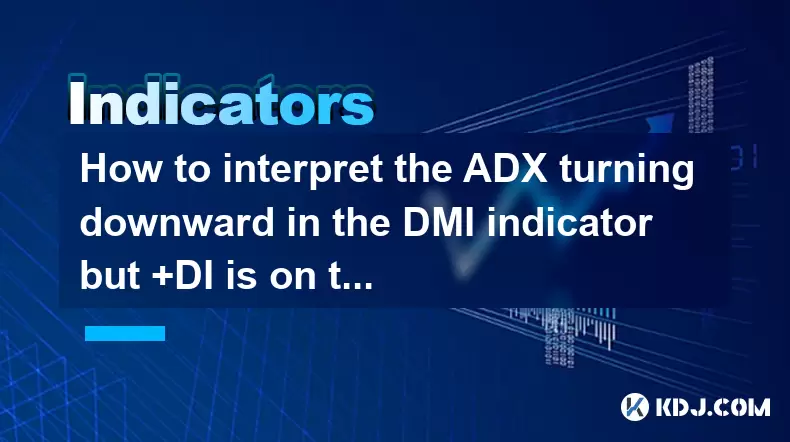 Comment interpréter l'ADX tournant vers le bas dans l'indicateur DMI mais + Di est en haut? Comment interpréter l'ADX tournant vers le bas dans l'indicateur DMI mais + Di est en haut?