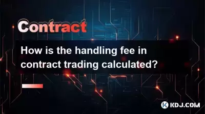 Wie wird die Handhabungsgebühr im Vertragshandel berechnet?