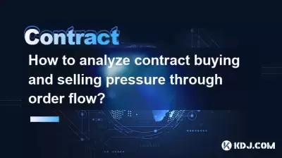 How to analyze contract buying and selling pressure through order flow?