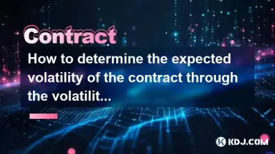 How to determine the expected volatility of the contract through the volatility cone?