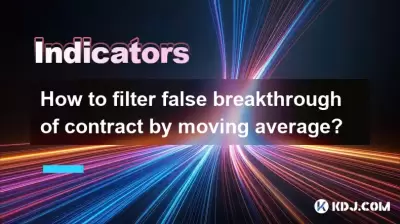 How to filter false breakthrough of contract by moving average? How to filter false breakthrough of contract by moving average?