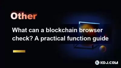 블록 체인 브라우저는 무엇을 확인할 수 있습니까? 실용적인 기능 가이드