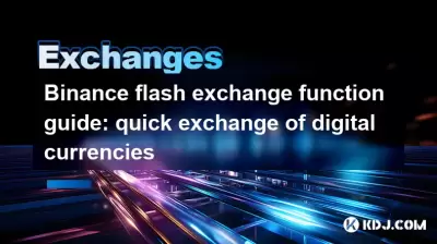 Binance Flash Exchange 기능 가이드 : 디지털 통화의 빠른 교환 Binance Flash Exchange 기능 가이드 : 디지털 통화의 빠른 교환