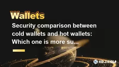 차가운 지갑과 핫 지갑의 보안 비교 : 매일 사용하기에 더 적합한 것은 무엇입니까?