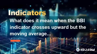 What does it mean when the BBI indicator crosses upward but the moving average does not cross? What does it mean when the BBI indicator crosses upward but the moving average does not cross?