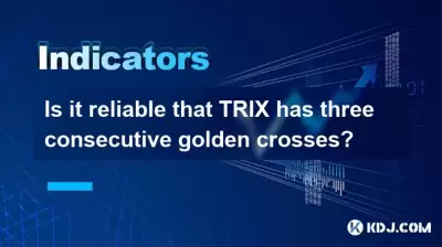 Is it reliable that TRIX has three consecutive golden crosses?
