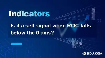 ROC가 0 축 아래로 떨어질 때 판매 신호입니까?