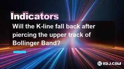 Wird die K-Line zurückfallen, nachdem er den oberen Track der Bollinger-Band durchbohrt hat?