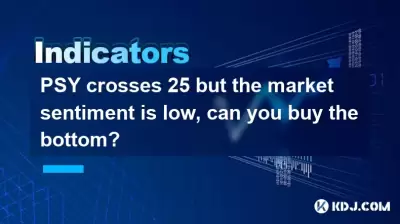 PSY crosses 25 but the market sentiment is low, can you buy the bottom?