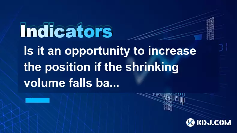 Ist es eine Gelegenheit, die Position zu erhöhen, wenn das schrumpfende Volumen auf die steigende Trendlinie zurückreicht? Ist es eine Gelegenheit, die Position zu erhöhen, wenn das schrumpfende Volumen auf die steigende Trendlinie zurückreicht?