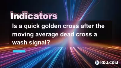 Is a quick golden cross after the moving average dead cross a wash signal?