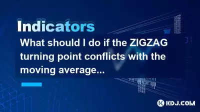 What should I do if the ZIGZAG turning point conflicts with the moving average system?