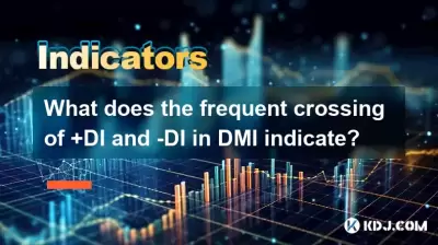 What does the frequent crossing of +DI and -DI in DMI indicate?