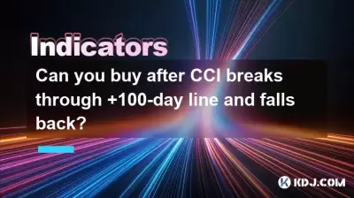 Can you buy after CCI breaks through +100-day line and falls back?