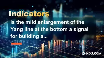 Is the mild enlargement of the Yang line at the bottom a signal for building a position?