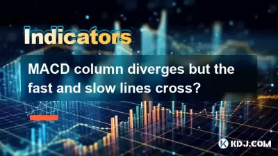 La colonne MACD diverge mais les lignes rapides et lentes se croisent? La colonne MACD diverge mais les lignes rapides et lentes se croisent?