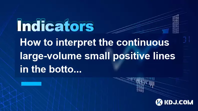 Comment interpréter les petites lignes positives continues de grand volume dans la zone inférieure? Comment interpréter les petites lignes positives continues de grand volume dans la zone inférieure?