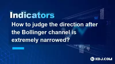 Comment juger la direction après que le canal de Bollinger est extrêmement rétréci?