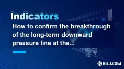Comment confirmer la percée de la ligne de pression vers le bas à long terme au niveau mensuel?