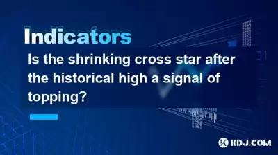 Ist der schrumpfende Kreuzstern nach dem historischen Hoch ein Signal des Tops? Ist der schrumpfende Kreuzstern nach dem historischen Hoch ein Signal des Tops?