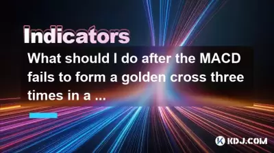 Que dois-je faire après que le MACD n'ait pas réussi à former une croix dorée trois fois de suite sous l'axe zéro?