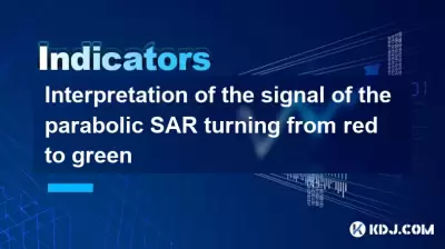 Interpretation of the signal of the parabolic SAR turning from red to green Interpretation of the signal of the parabolic SAR turning from red to green