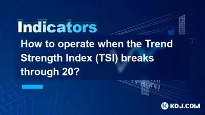 Wie arbeite ich, wenn der Trendstärkeindex (TSI) 20 durchbricht?