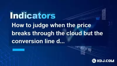 如何判断价格何时突破云，但转换线不会跨越？