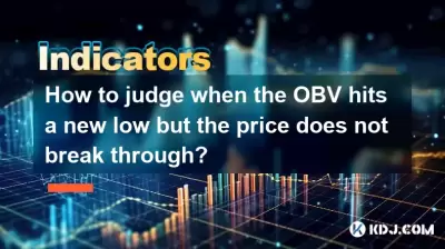 Comment juger lorsque l'OBR touche un nouveau creux mais le prix ne perd-il pas?