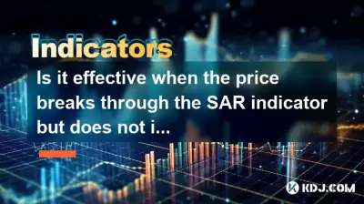 Is it effective when the price breaks through the SAR indicator but does not increase in volume?