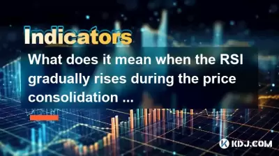 Was bedeutet es, wenn die RSI während der Preiskonsolidierungsperiode allmählich steigt?