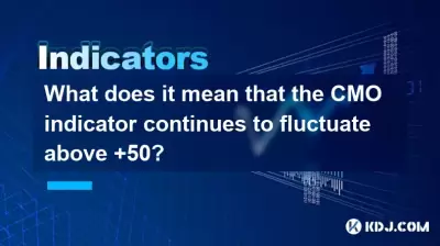 What does it mean that the CMO indicator continues to fluctuate above +50? What does it mean that the CMO indicator continues to fluctuate above +50?