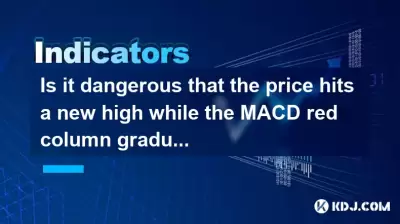 MACD Redカラムが徐々に短くなっている間、価格が新しい高値に達するのは危険ですか？