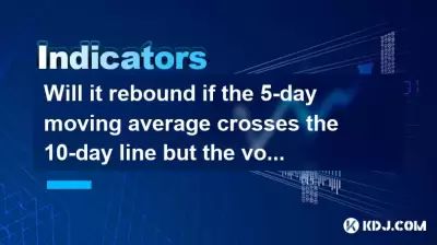 Va-t-il rebondir si la moyenne mobile de 5 jours franchit la ligne de 10 jours mais que le volume est épuisé?