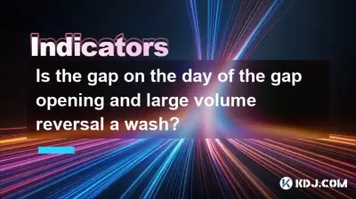 L'écart le jour de l'ouverture de l'écart et l'inversion de grand volume sont-ils un lavage?
