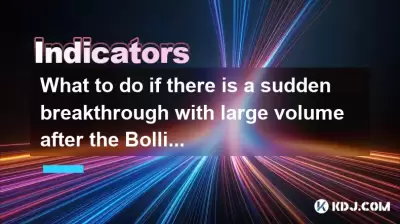 Que faire s'il y a une percée soudaine avec un grand volume après la fermeture des bandes de Bollinger?