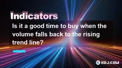 Est-ce le bon moment pour acheter lorsque le volume retombe à la ligne de tendance à la hausse?