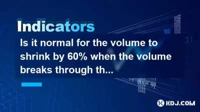 Is it normal for the volume to shrink by 60% when the volume breaks through the half-year line and then falls back?