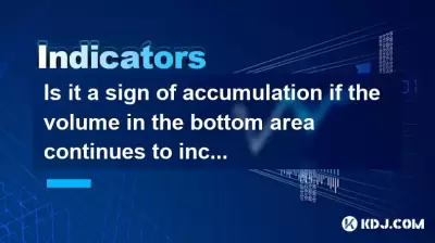 하단 영역의 부피가 계속 적당히 증가하면 축적의 징후입니까?