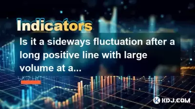 Est-ce une fluctuation latérale après une longue ligne positive avec un grand volume à un niveau bas pour accumuler l'élan ou attirer davantage?