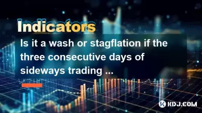 Is it a wash or stagflation if the three consecutive days of sideways trading after a large volume breakthrough?