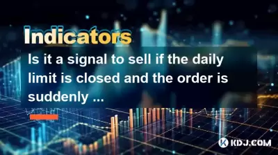 Is it a signal to sell if the daily limit is closed and the order is suddenly withdrawn?