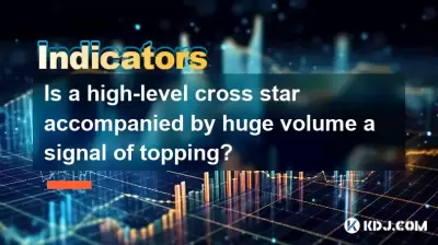 Is a high-level cross star accompanied by huge volume a signal of topping?