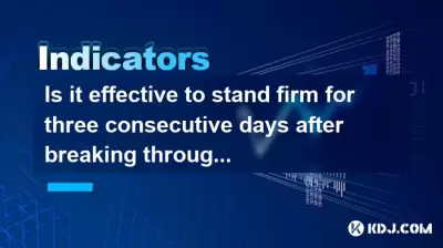 이전 최고를 뚫고 나서 3 일 연속 확고한 것이 효과적입니까?